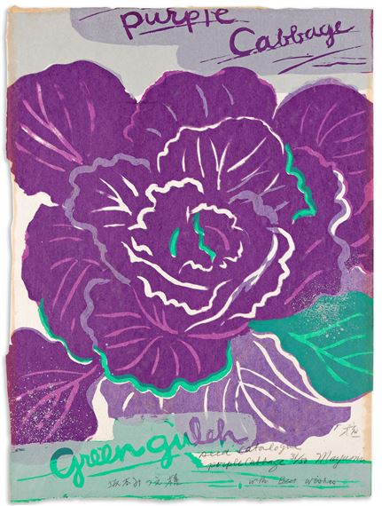 Purple Cabbage by Mayumi Oda, 1980