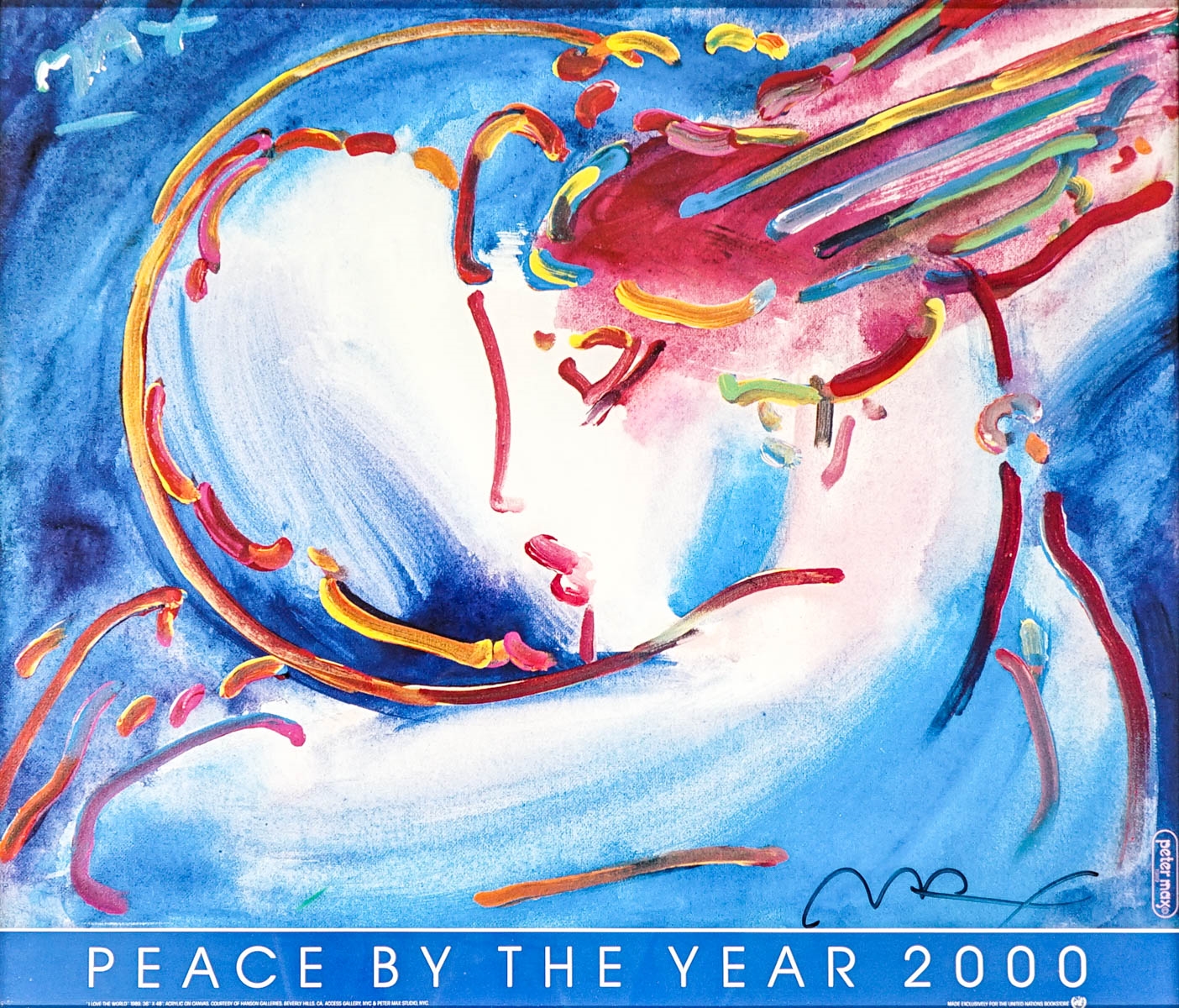 Peter Max | Peace By The Year 2000 | MutualArt