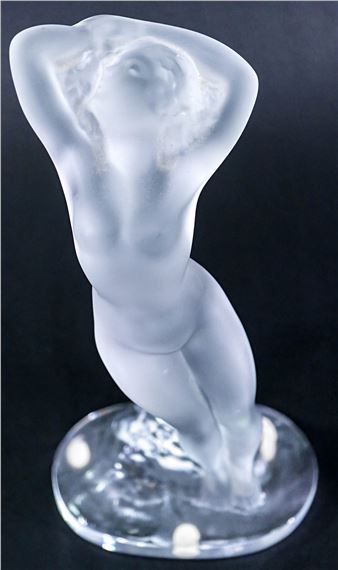 Lalique Crystal Figurine [Danseuse Bras Leves by René Lalique