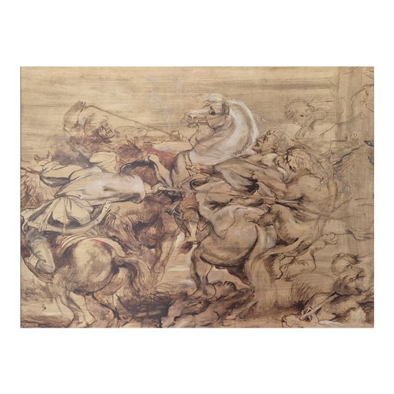 A LION HUNT - Peter Paul Rubens