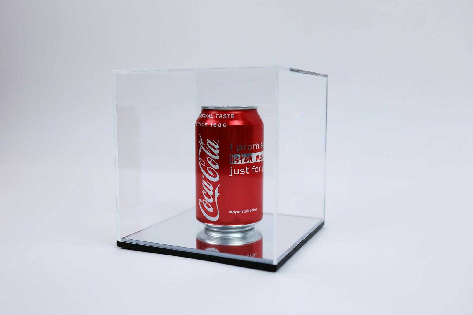 Artwork by Damien Hirst, COCA COLA CAN, Made of Aluminium Can With Contents In Perspex Case