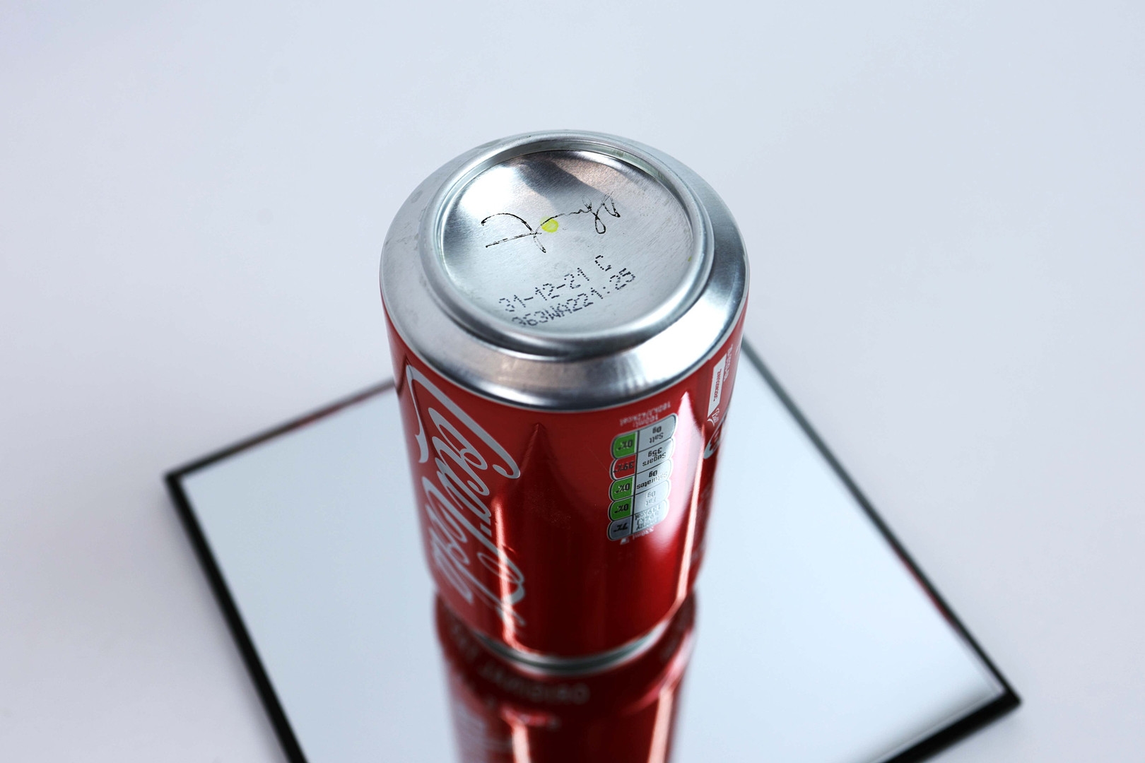 Artwork by Damien Hirst, COCA COLA CAN, Made of Aluminium Can With Contents In Perspex Case