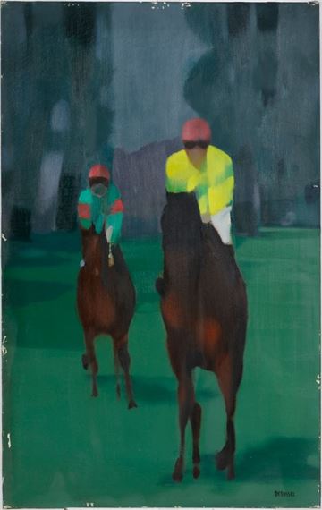 Yellow helmet by Alfred Defossez, 1932