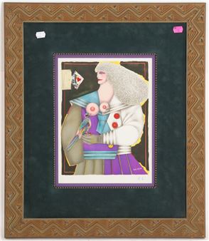 Woman and Bird - Richard Lindner