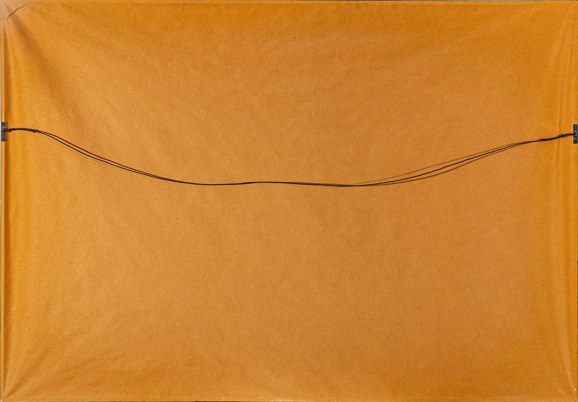 Artwork by Larry Zox, Untitled, Made of Mixed Media, Watercolor Pochoir, And Oil Stick Wax, Water-Based Crayons, On Heavy Arches Museum Watercolor Rag Paper