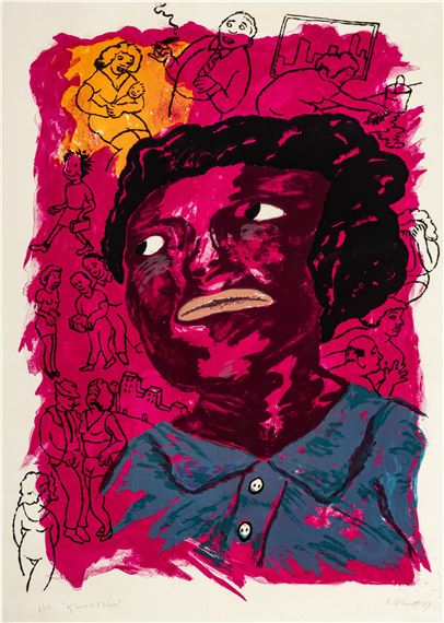 Of Time and Place by Robert Colescott, 1989