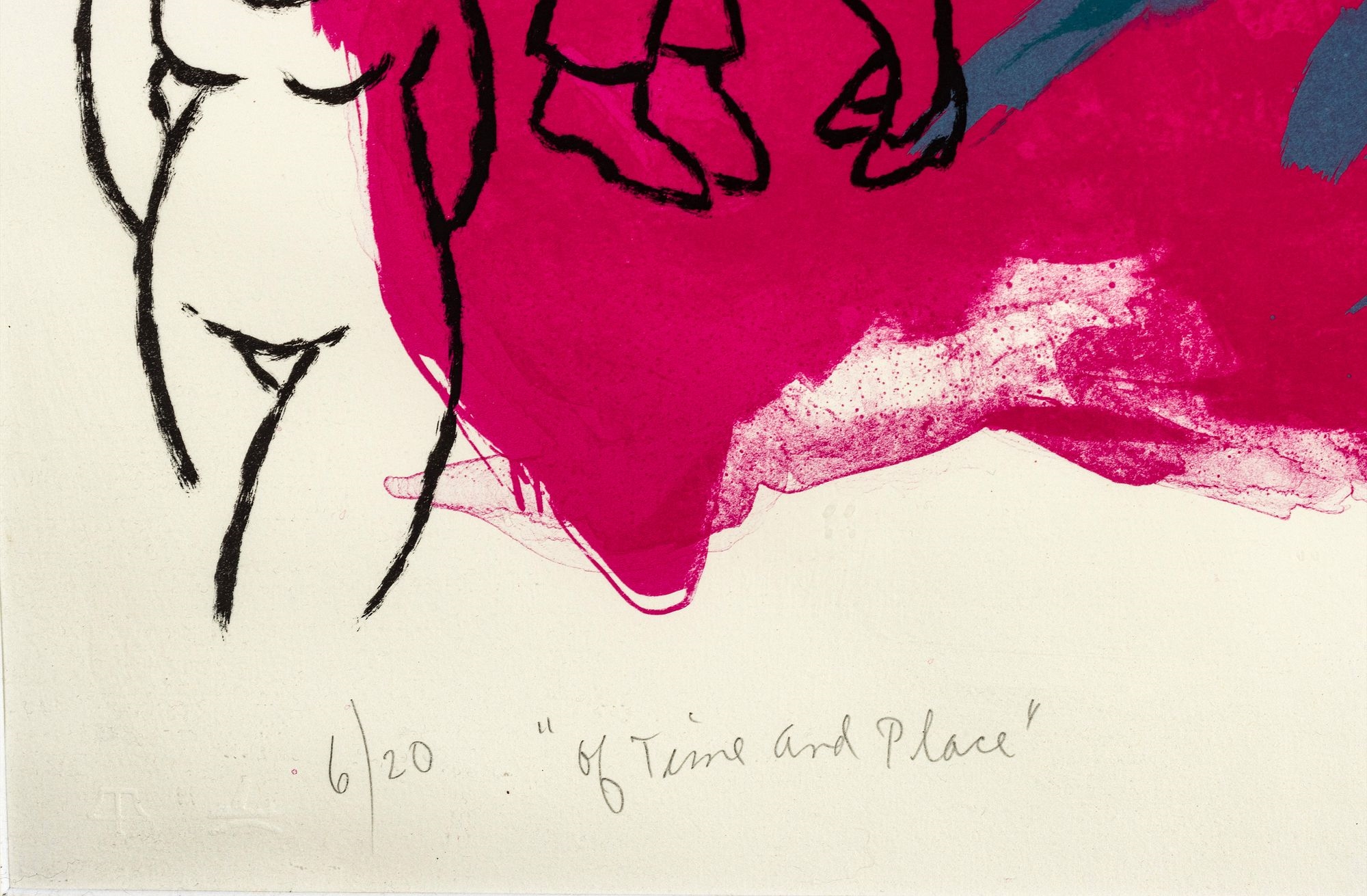 Artwork by Robert Colescott, Of Time and Place, Made of Lithograph In Colors On Paper