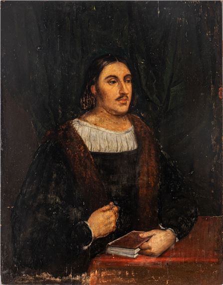 Portrait of Giovanni Boccaccio - Italian School, 18th Century