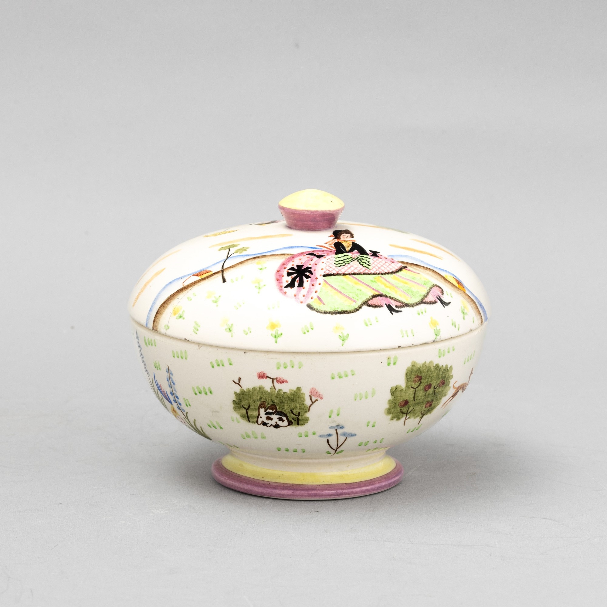 Artwork by Mario Sturani, M. Sturani, Lenci, Turin 1933, Made of earthenware