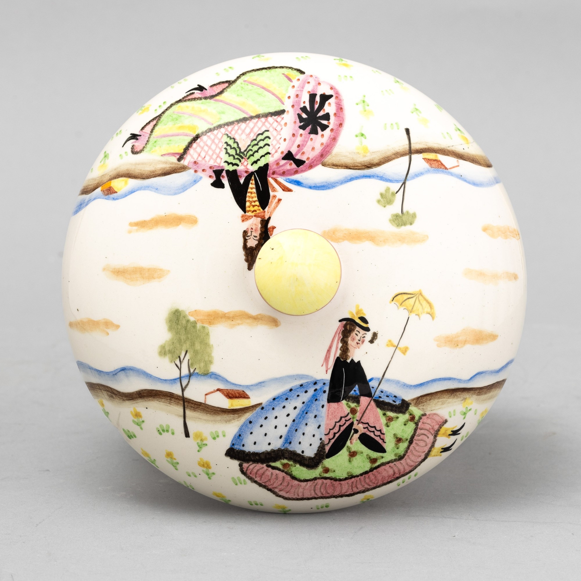 Artwork by Mario Sturani, M. Sturani, Lenci, Turin 1933, Made of earthenware