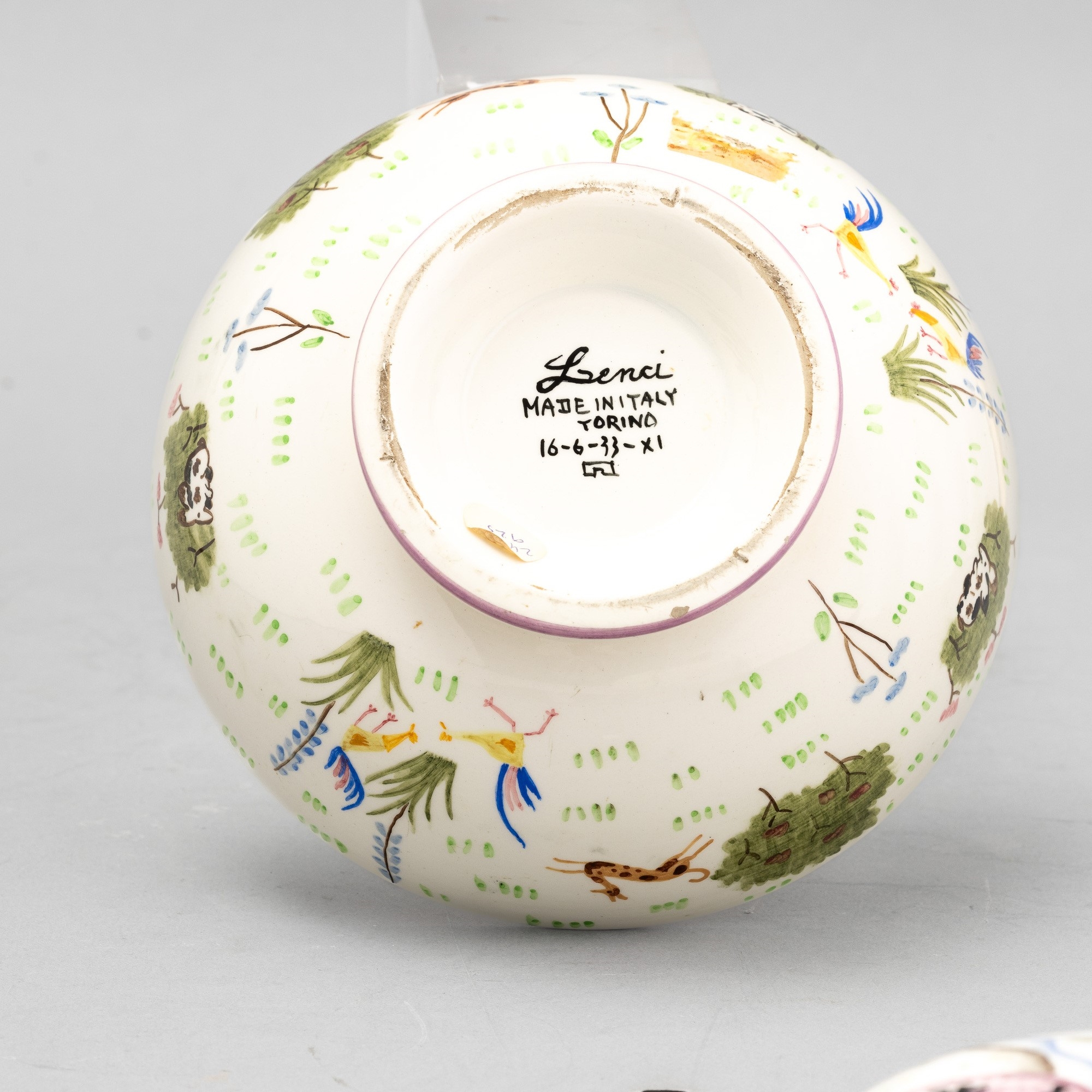 Artwork by Mario Sturani, M. Sturani, Lenci, Turin 1933, Made of earthenware