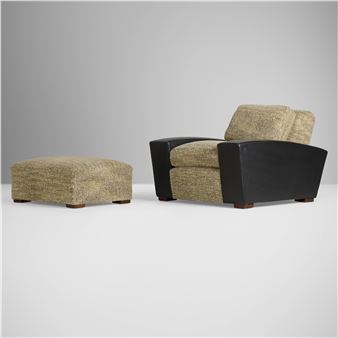 Speed chair and ottoman - Paul Theodore Frankl