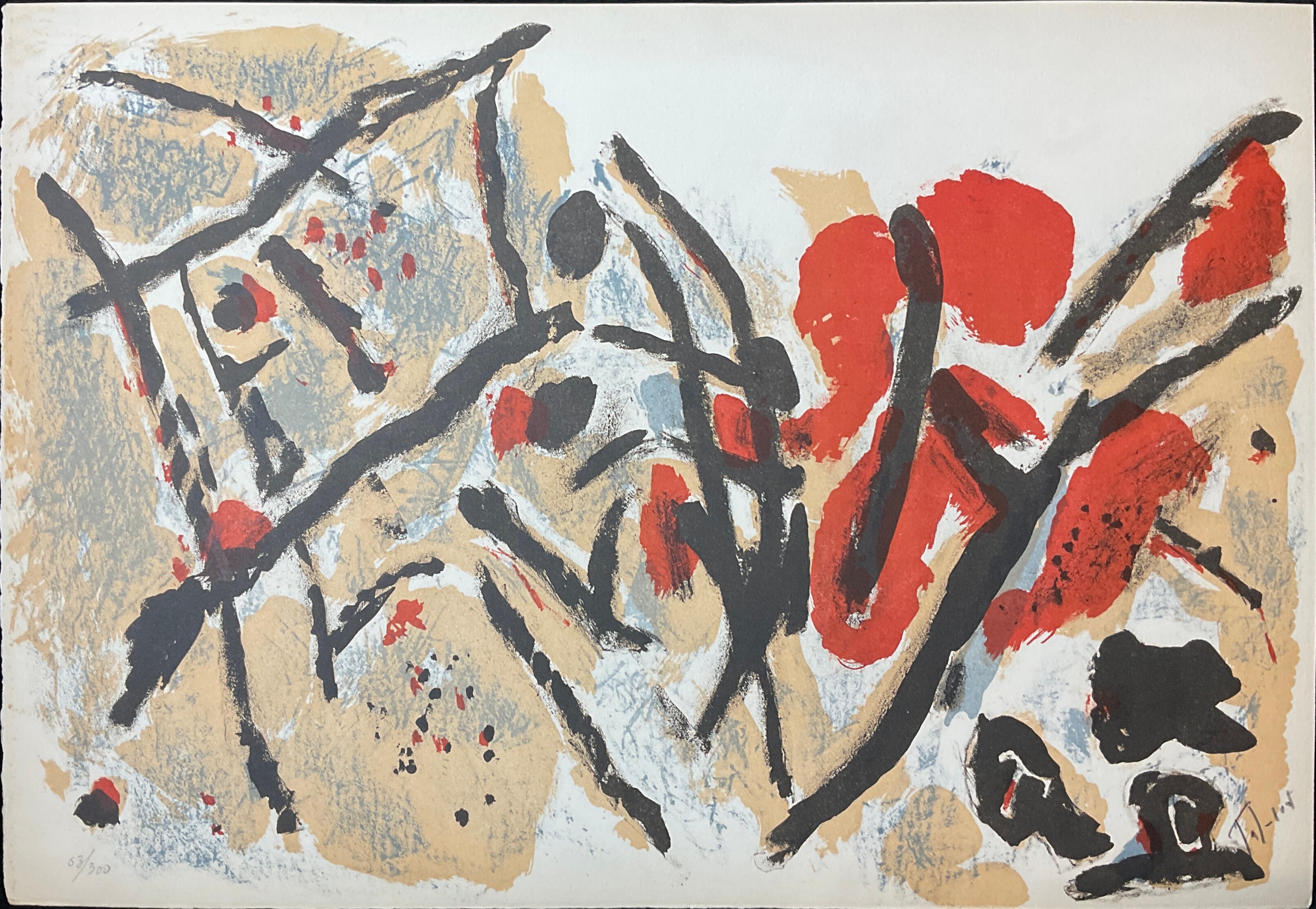 Artwork by Pierre Tal-Coat, Untitled, Made of Litografie A Colori