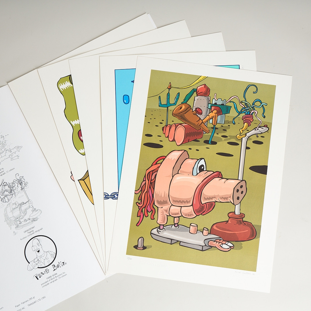 Artwork by Alvar Gullichsen, GRAFIKMAPP