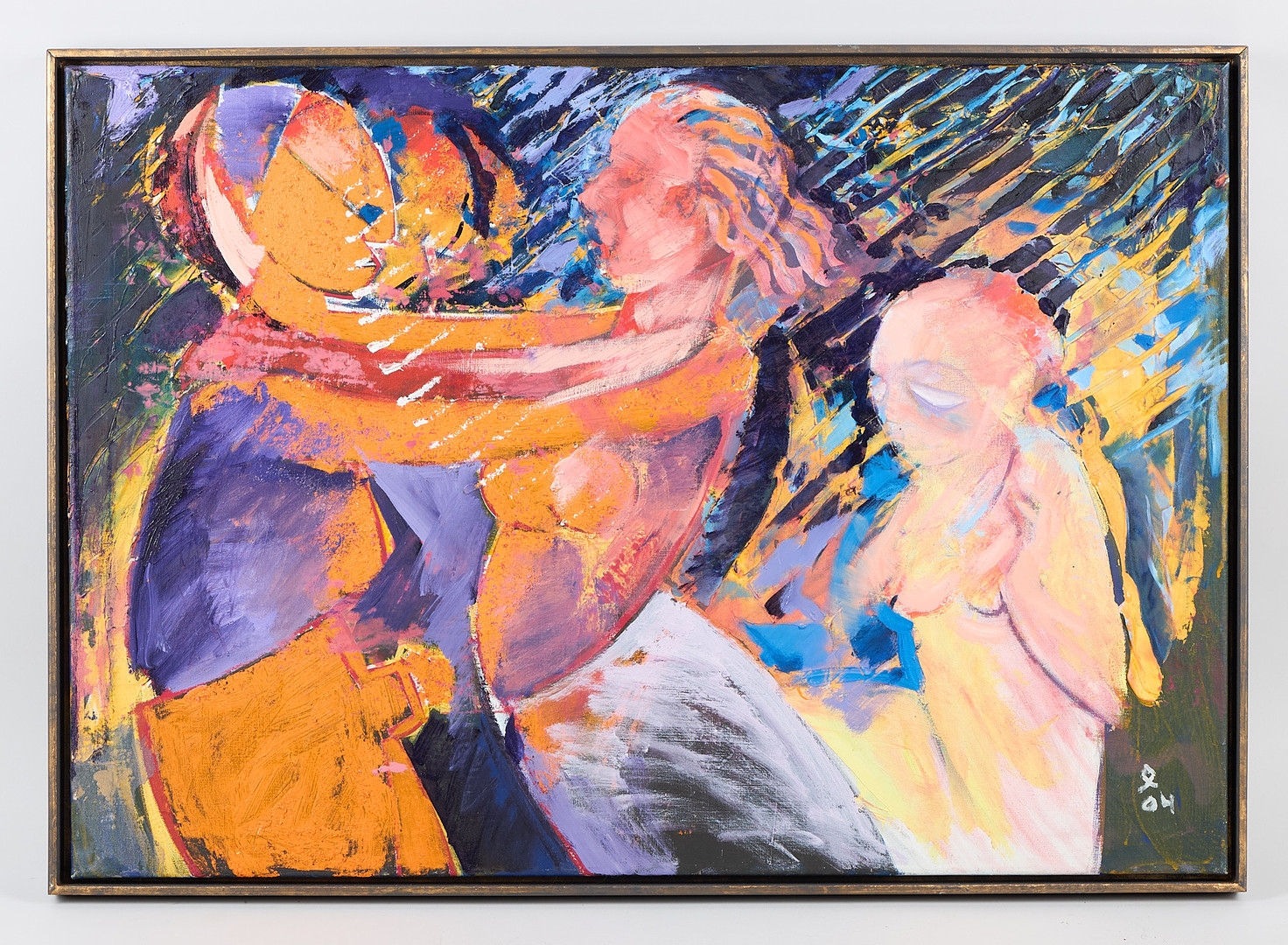 Artwork by Jaakko Hosia, Dansen, Made of oil on canvas