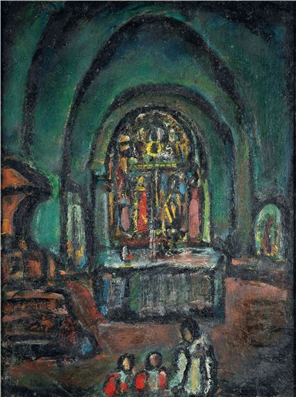 Georges Rouault | CHURCH (1945) | MutualArt