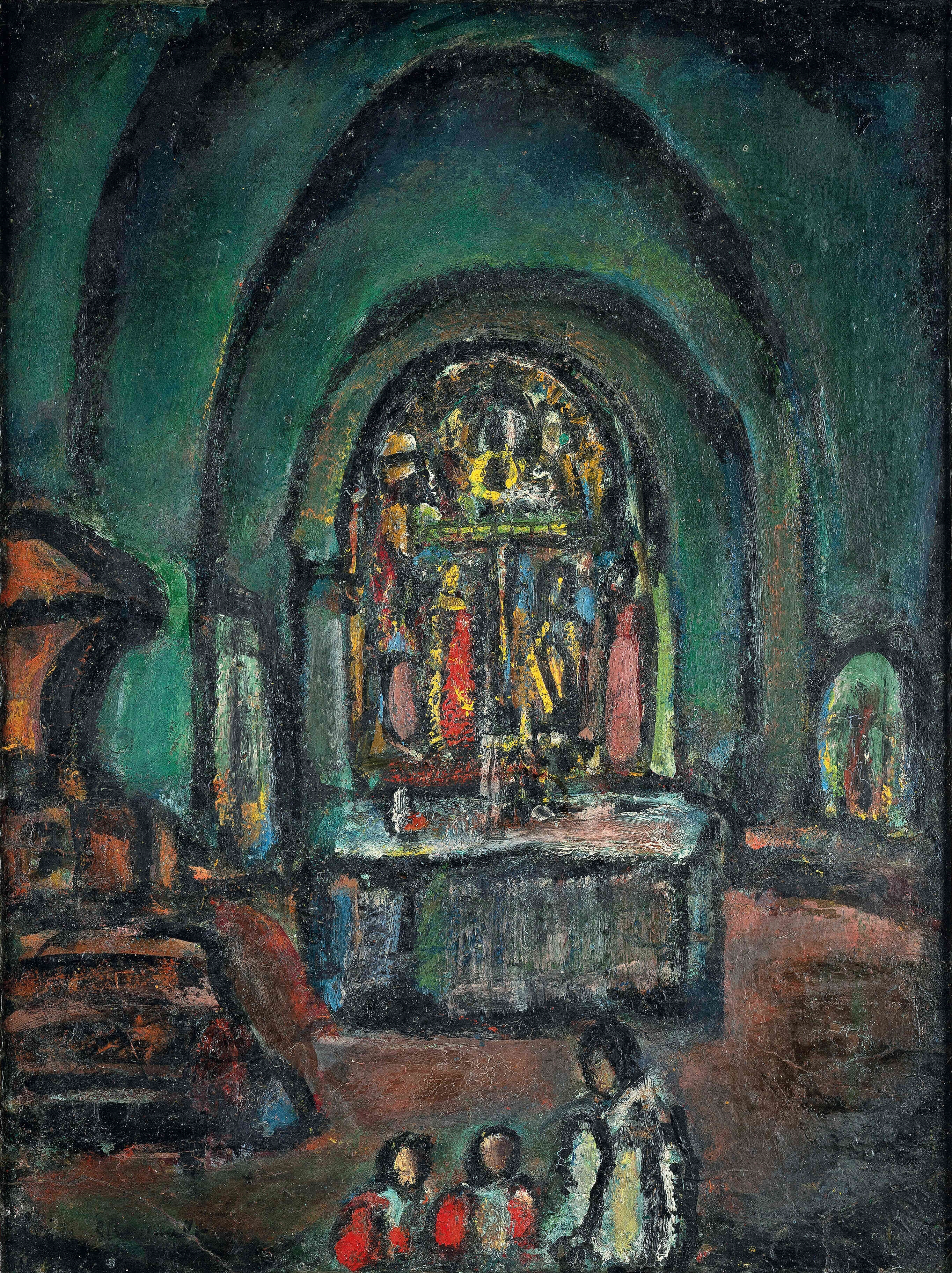 Georges Rouault | CHURCH (1945) | MutualArt