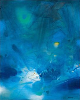 SNOW GLISTENING - Chu Teh-Chun