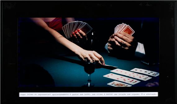 A hand of Bridge - Vasco Araújo