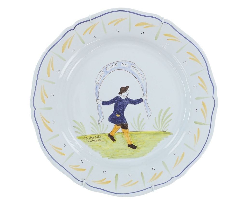Artwork by Henriot Quimper, Untitled, Made of Faience