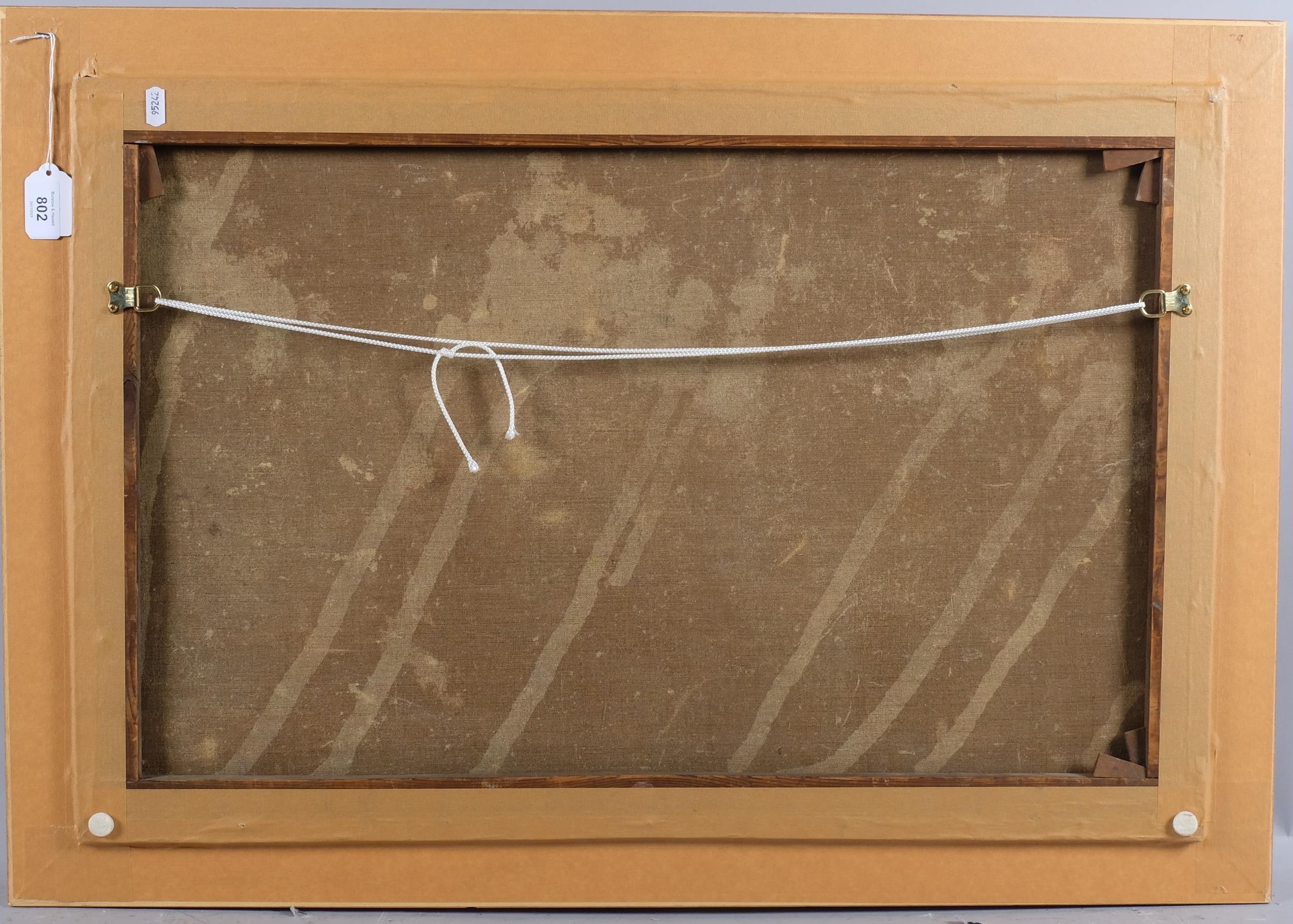 Artwork by William Meadows, sheep on a hilltop, Made of Oil On Canvas