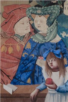 Jeune fille à la pomme