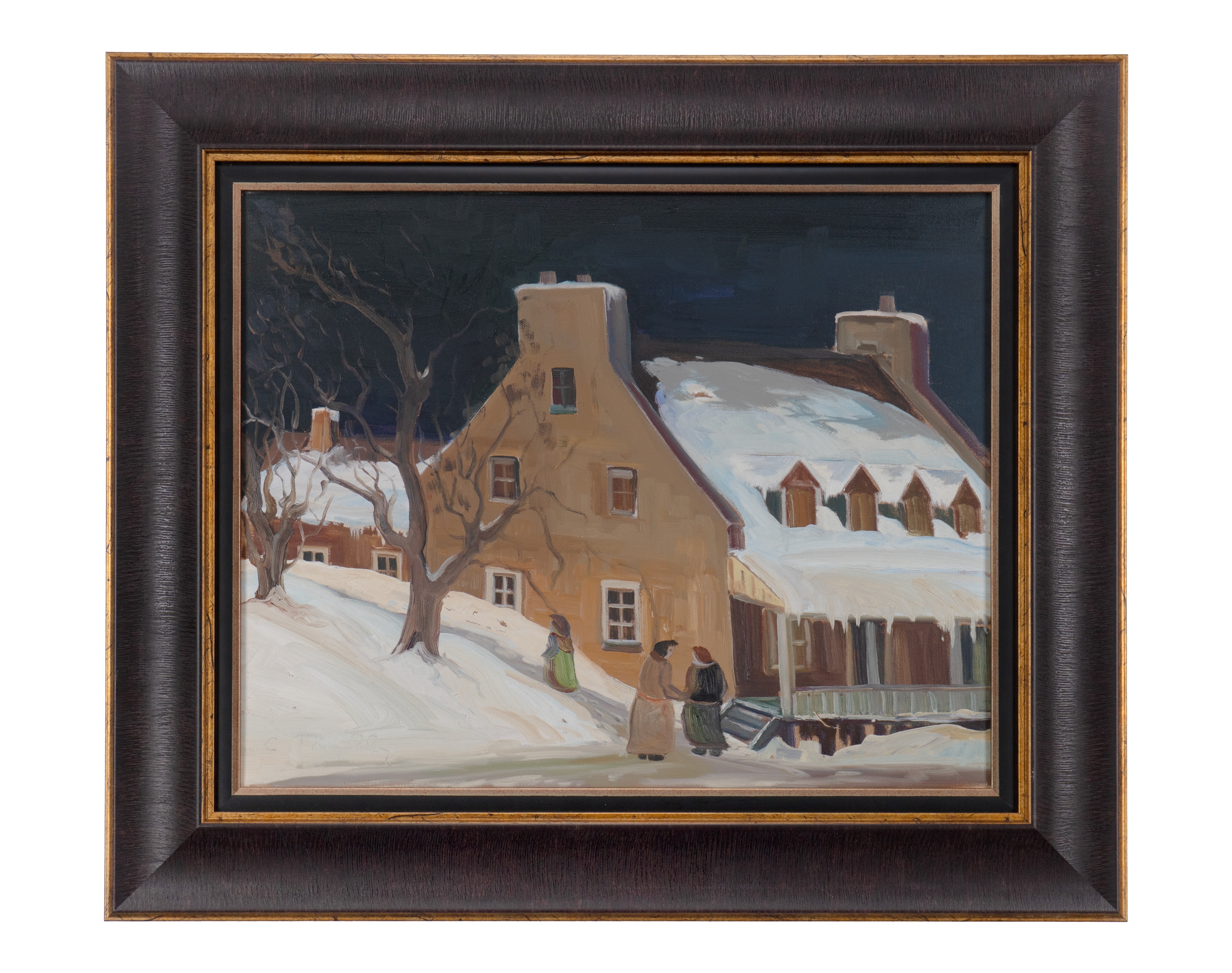 Artwork by Louis Tremblay, Maison Otis - Baie St-Paul, Made of Oil On Canvas