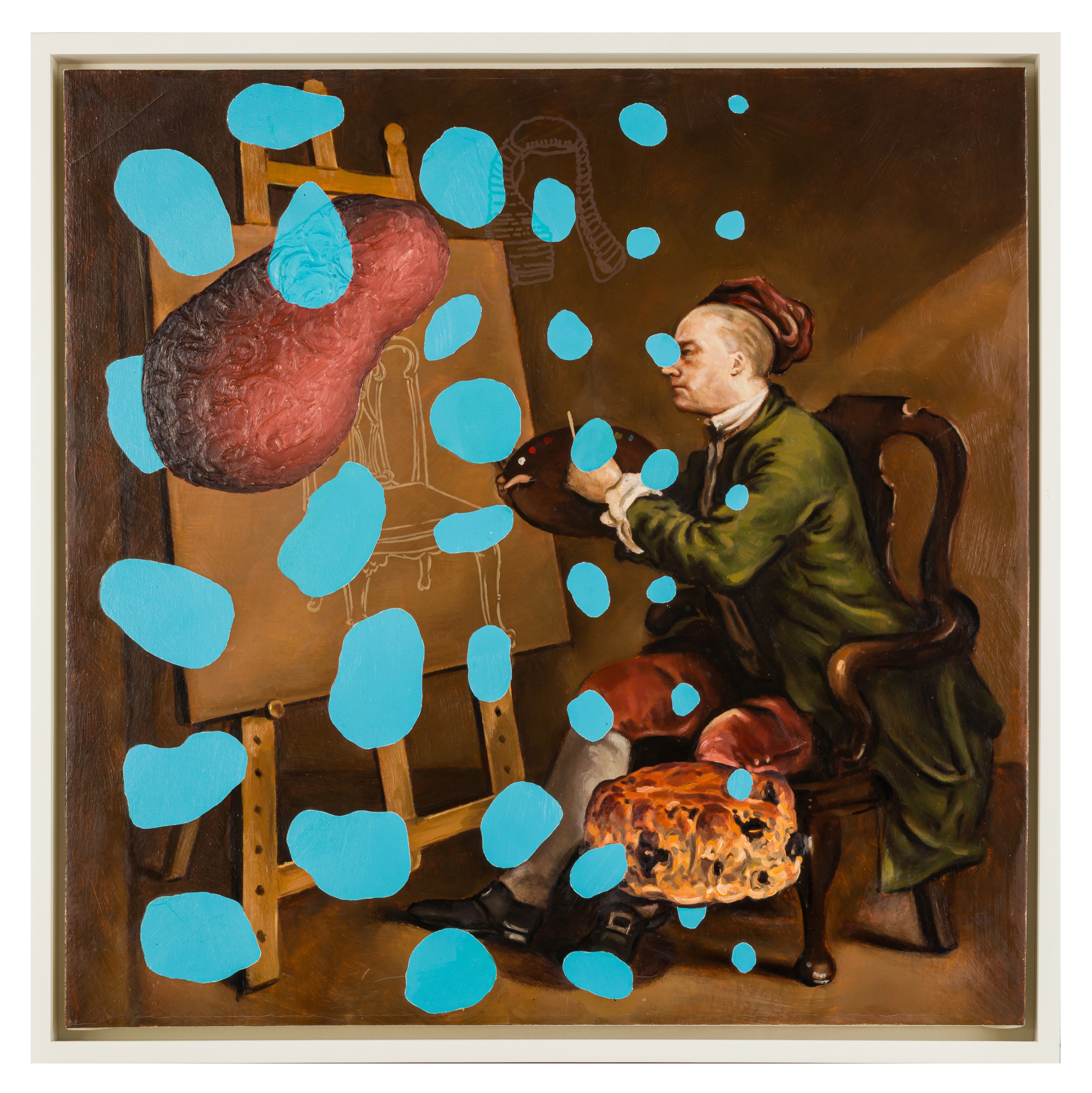 Artwork by Jason Brooks, Scone Head, Made of Oil On Canvas