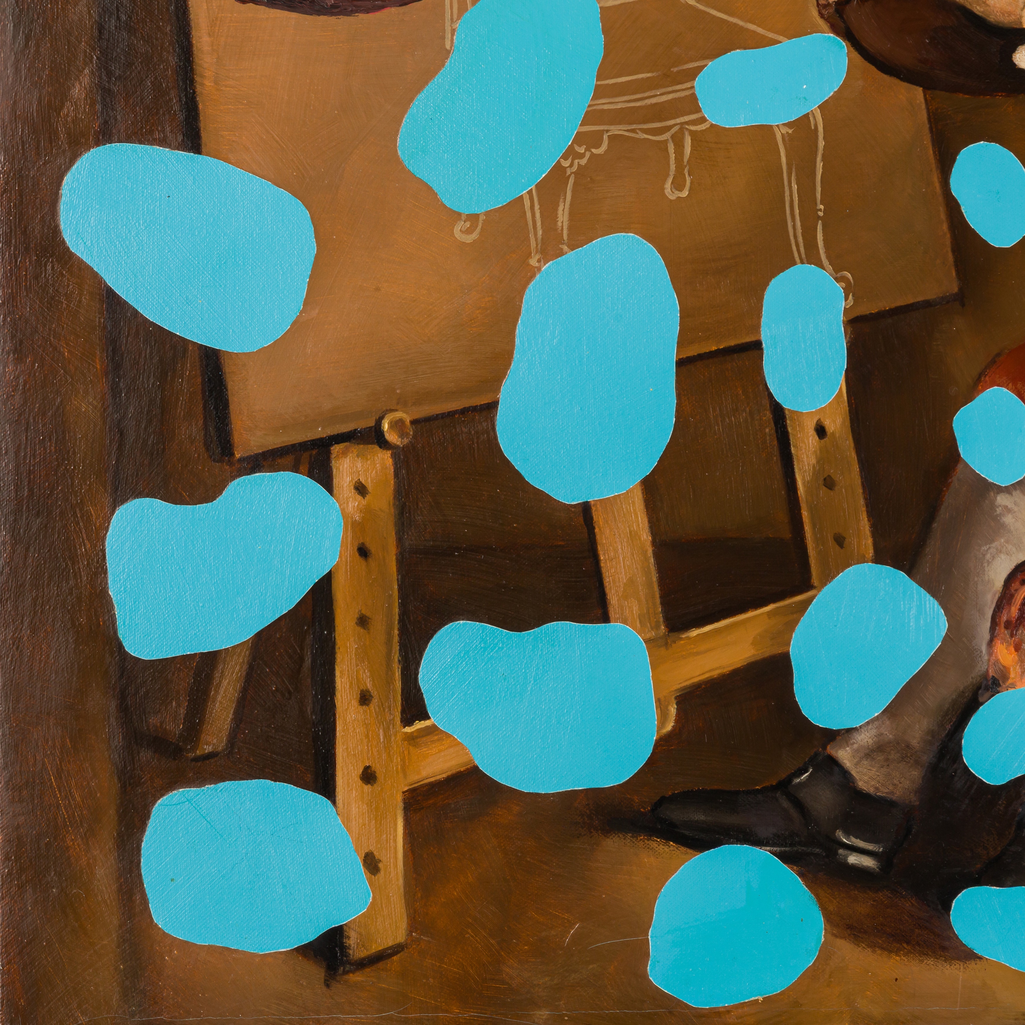 Artwork by Jason Brooks, Scone Head, Made of Oil On Canvas