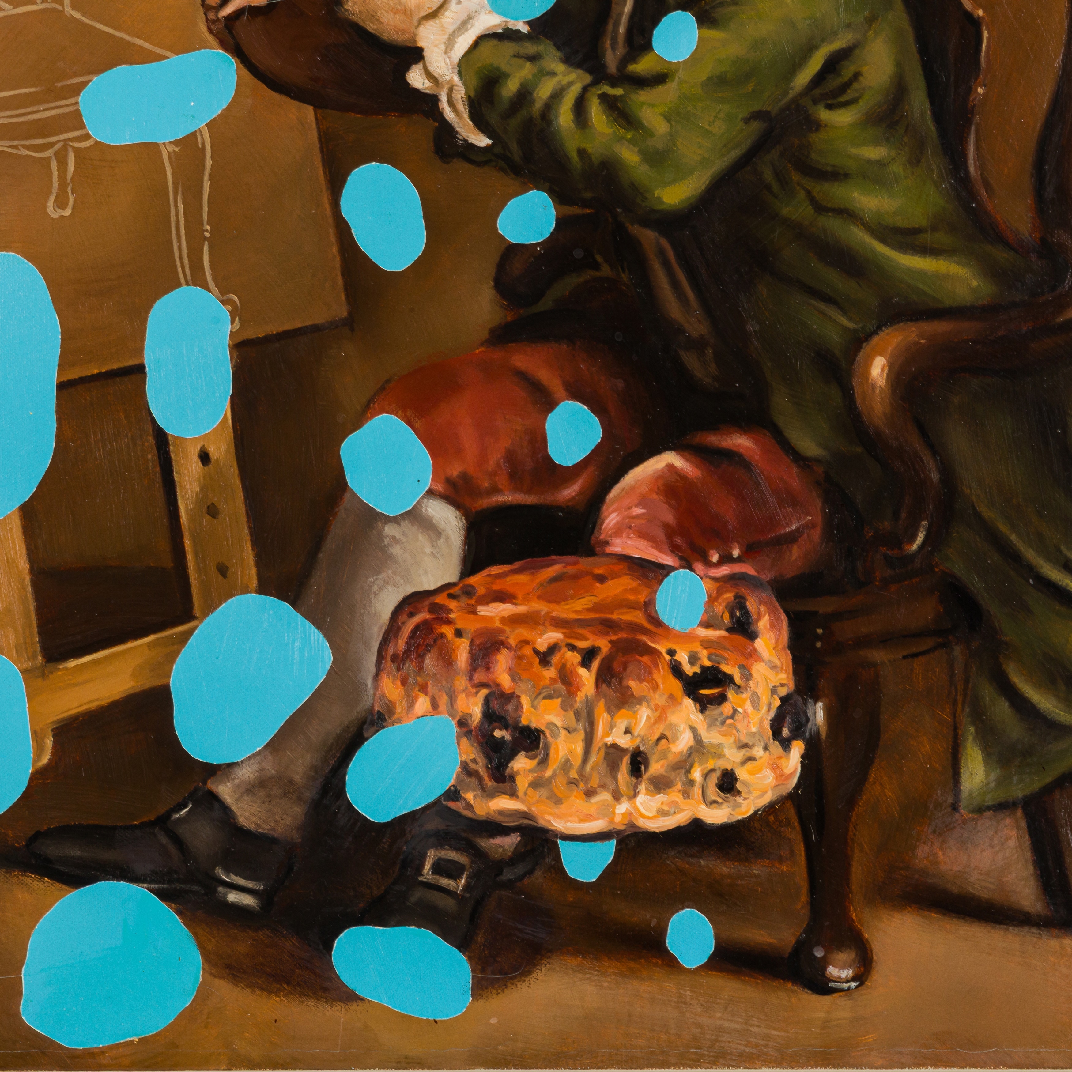 Artwork by Jason Brooks, Scone Head, Made of Oil On Canvas