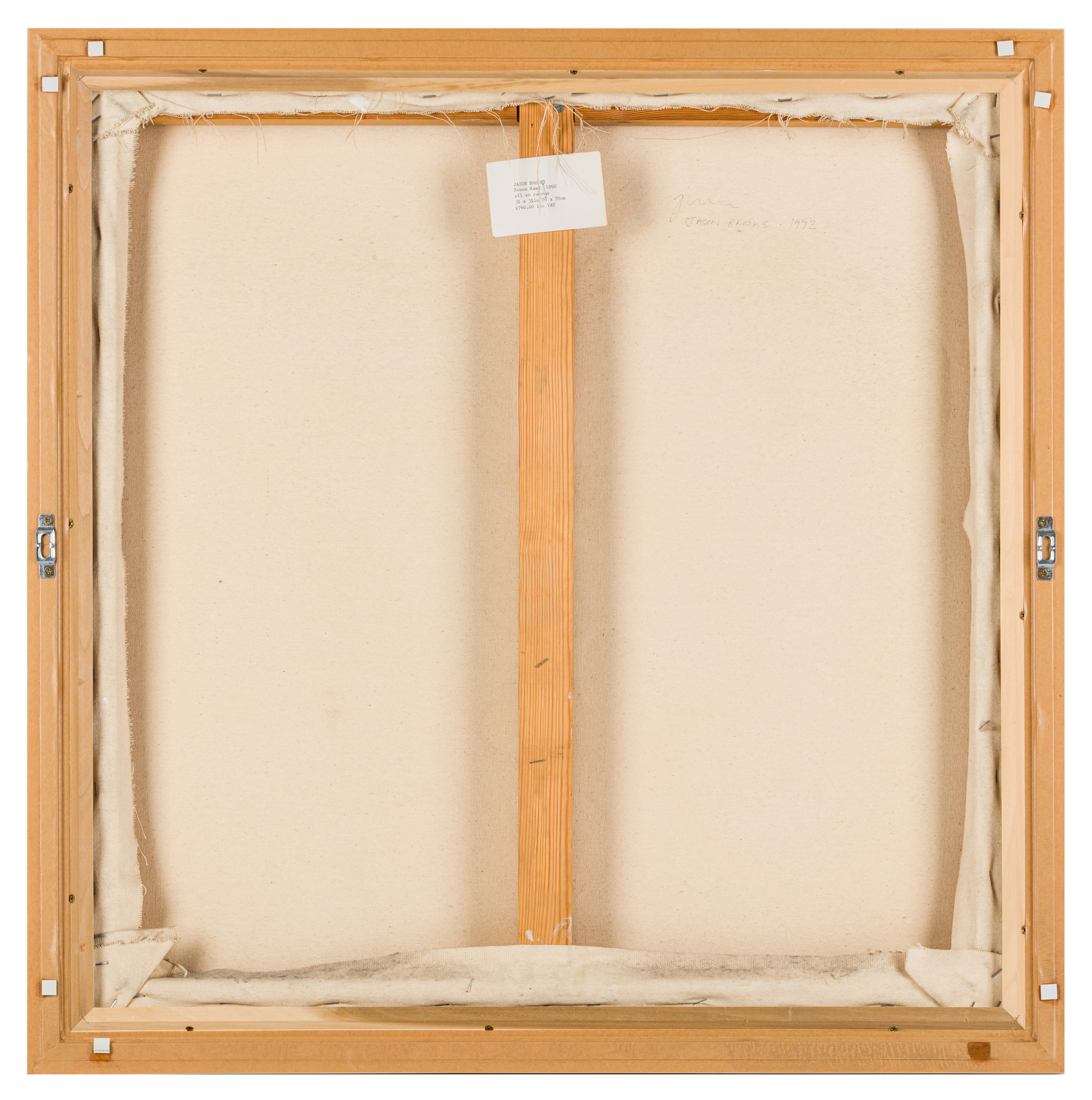 Artwork by Jason Brooks, Scone Head, Made of Oil On Canvas