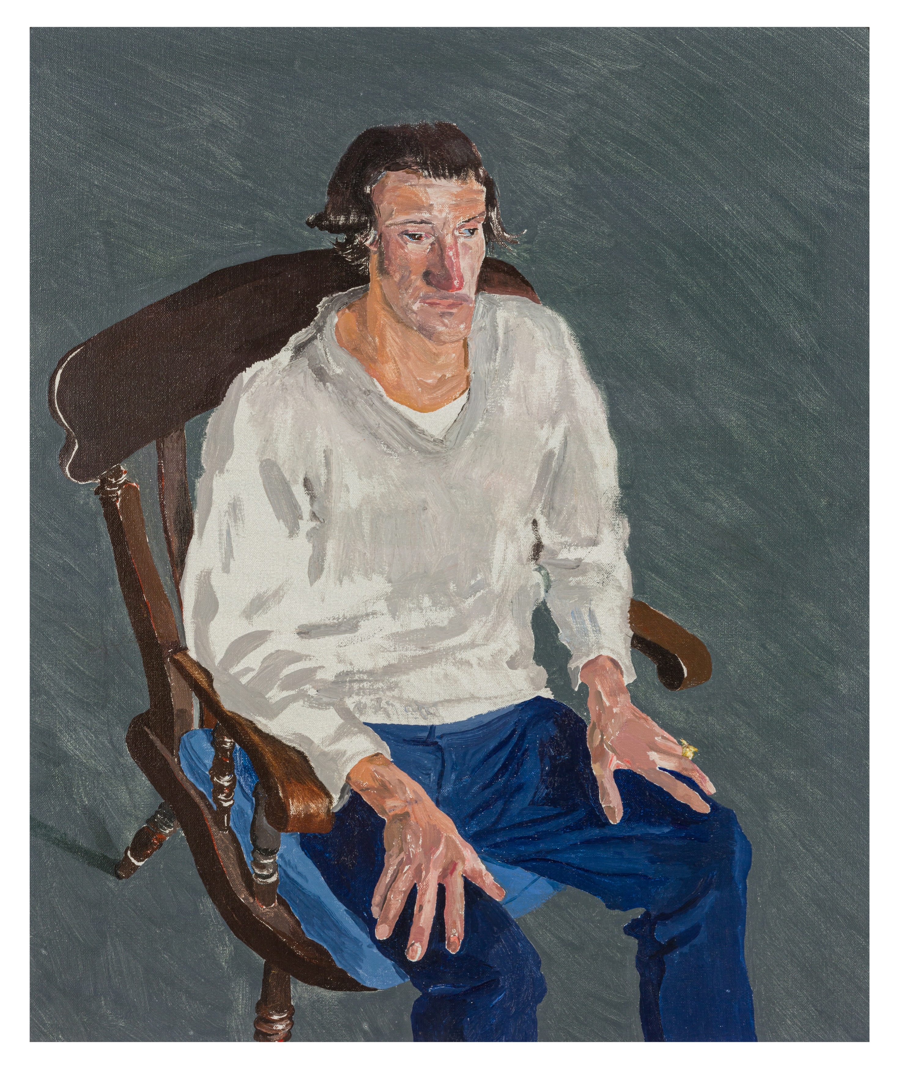 Artwork by Patrick Procktor, Portrait of Bill Gall, Made of Oil On Canvas