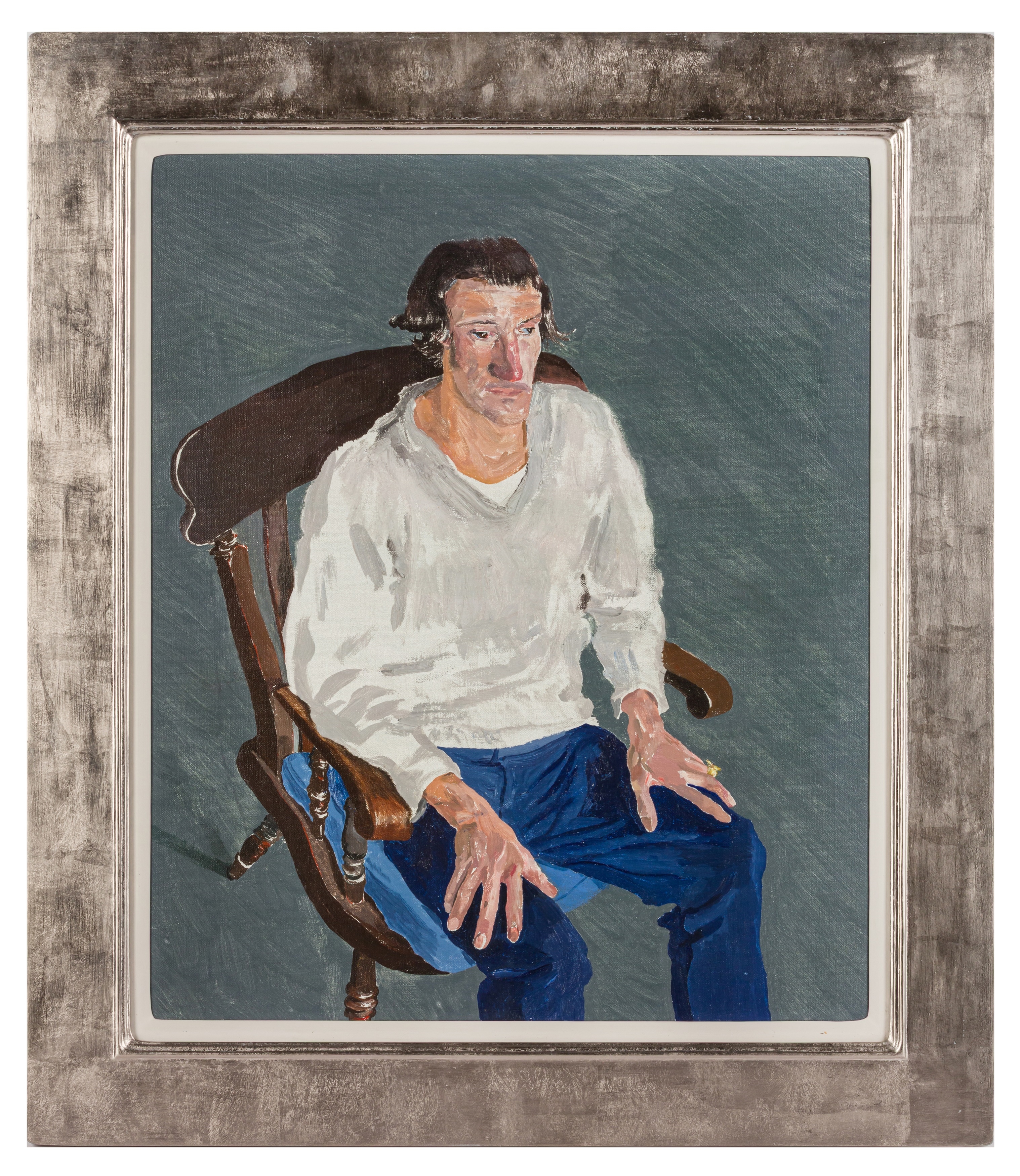 Artwork by Patrick Procktor, Portrait of Bill Gall, Made of Oil On Canvas