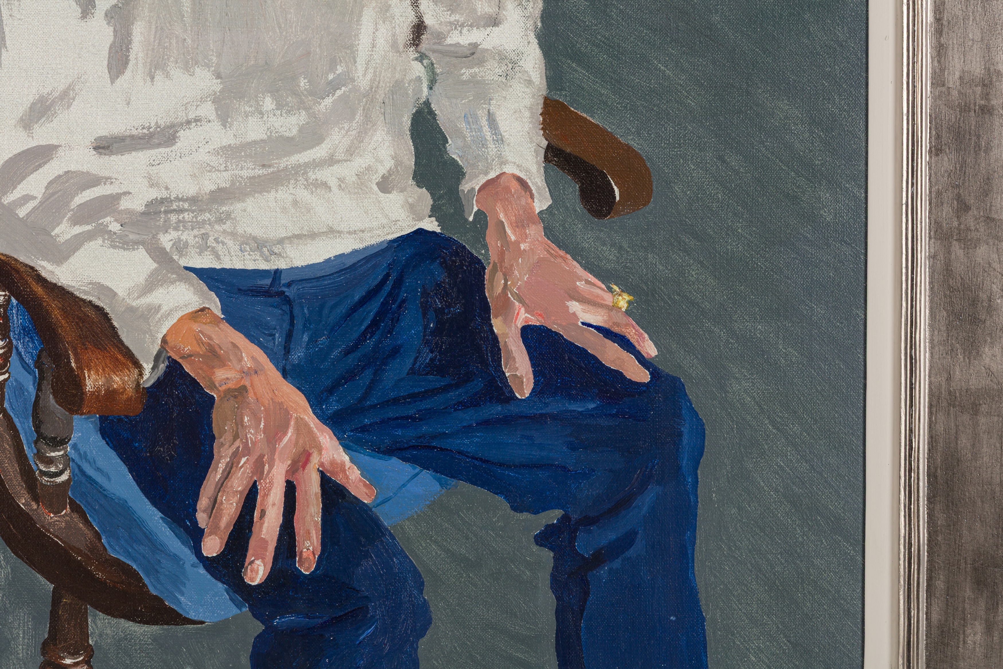 Artwork by Patrick Procktor, Portrait of Bill Gall, Made of Oil On Canvas