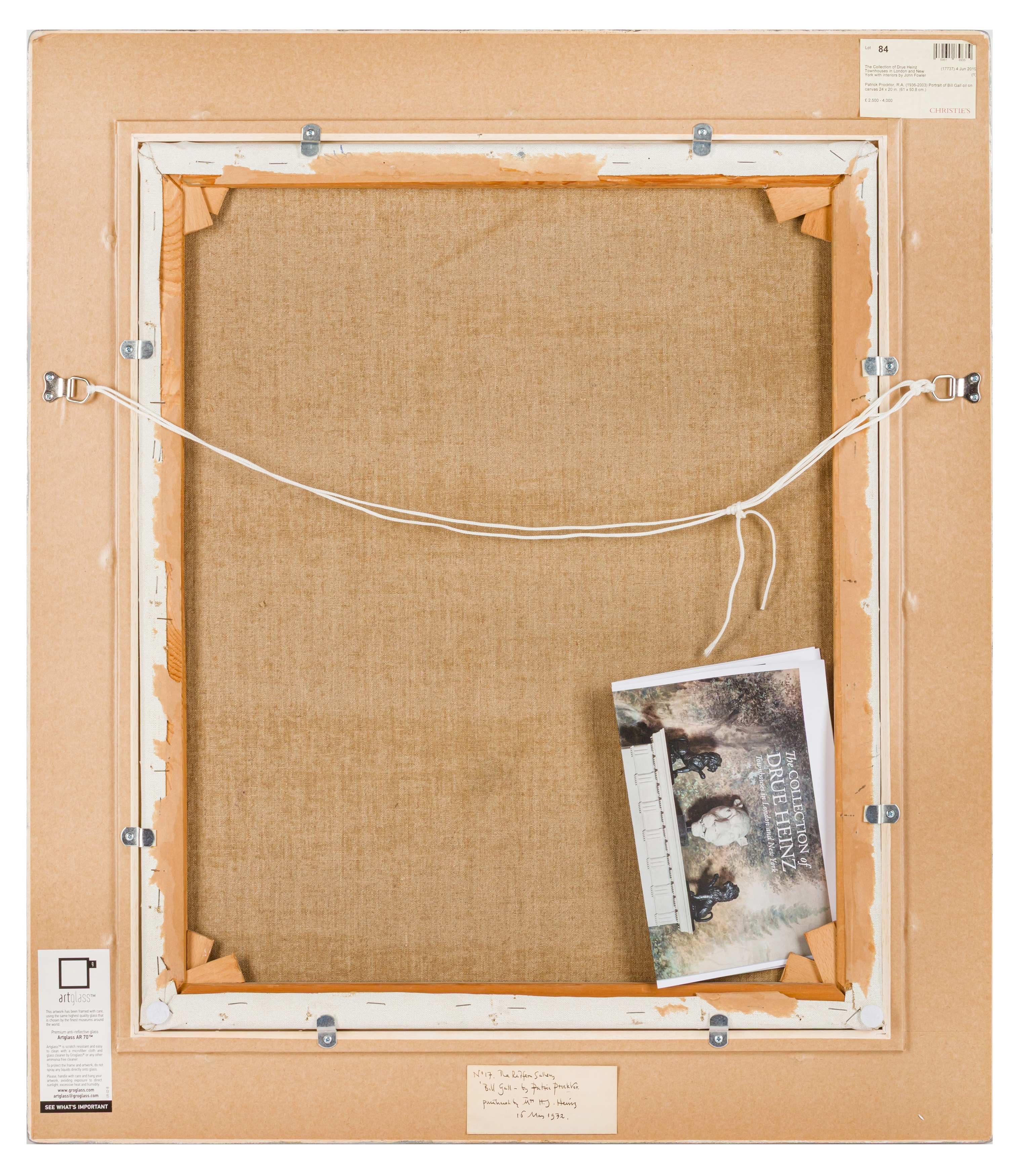 Artwork by Patrick Procktor, Portrait of Bill Gall, Made of Oil On Canvas