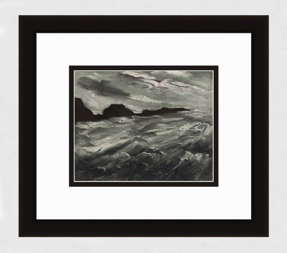 Artwork by Maurice de Vlaminck, La Baie des Trepasses, Made of Color Lithograph On Wove Paper