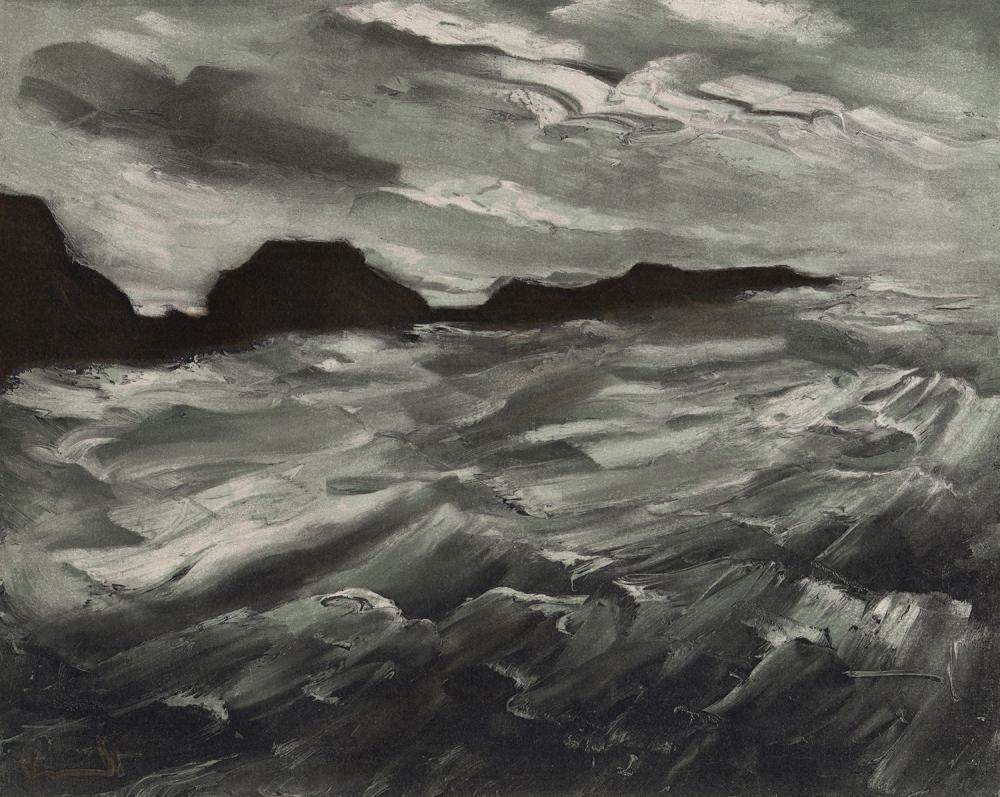 Artwork by Maurice de Vlaminck, La Baie des Trepasses, Made of Color Lithograph On Wove Paper
