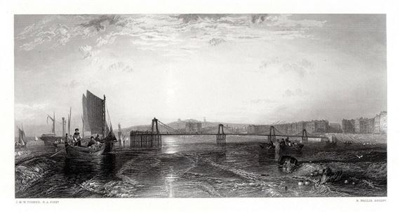 The Chain Pier, Brighton - Joseph Mallord William Turner