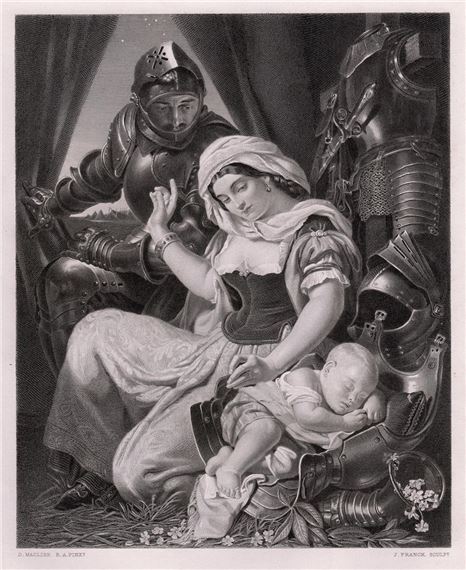 The Warrior's Cradle - Daniel Maclise