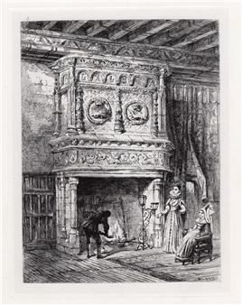 Chimney Piece of Louis XII - Ernest George