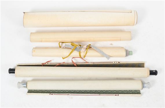 A Group of Five Chinese Scroll Paintings by Chinese School