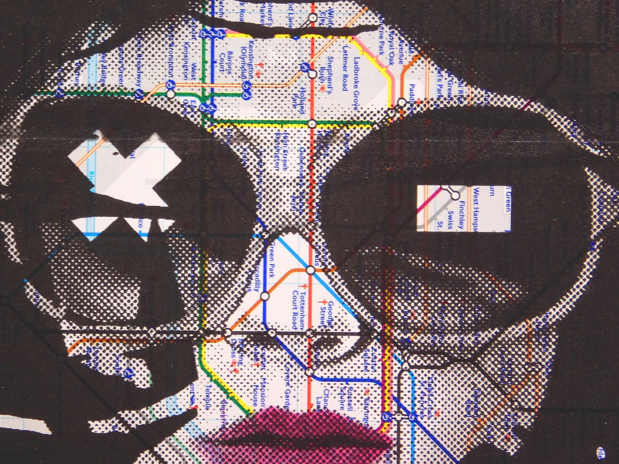 Miss Bugs | Lost Her on the Tube (Snub Nose Print (2010) | MutualArt