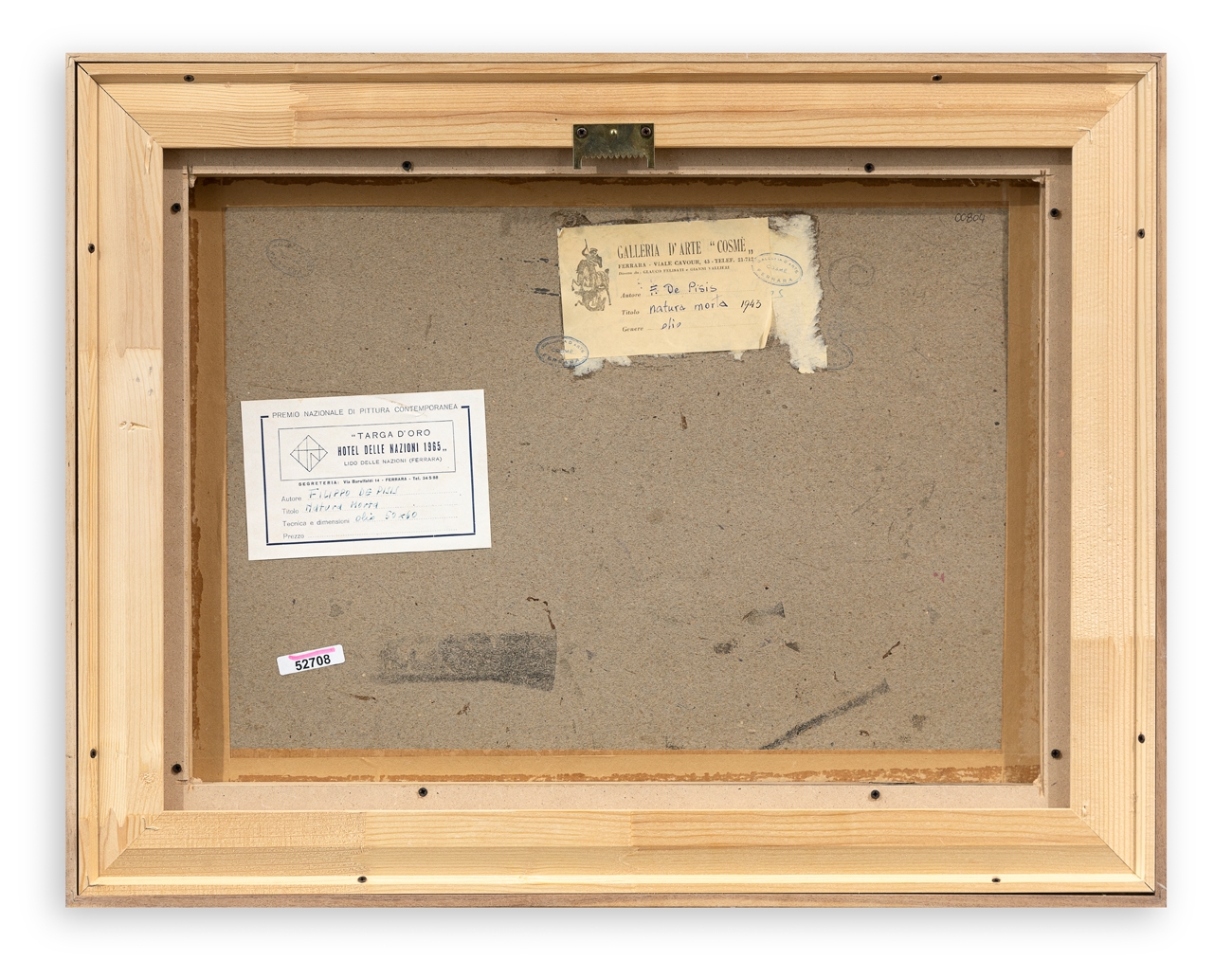 Artwork by Filippo de Pisis, Natura morta con frutti, Made of Olio Su Cartone