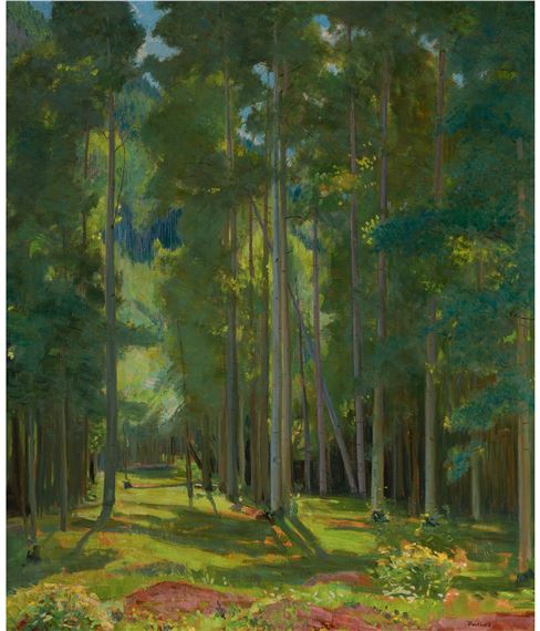 Afternoon in the Aspens - Bert Phillips