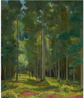 Afternoon in the Aspens - Bert Phillips