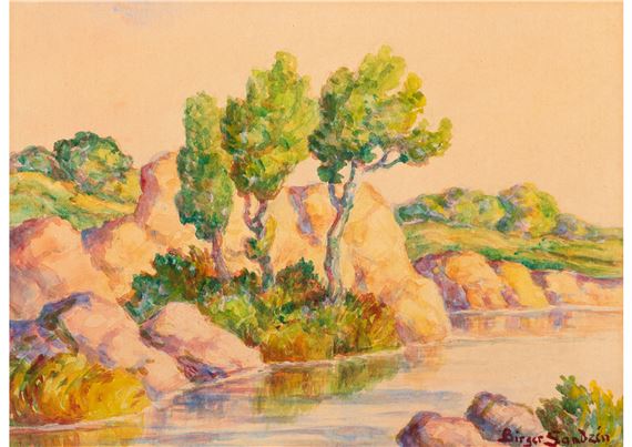 Untitled (Frida's Creek) by Birger Sandzén, 1950