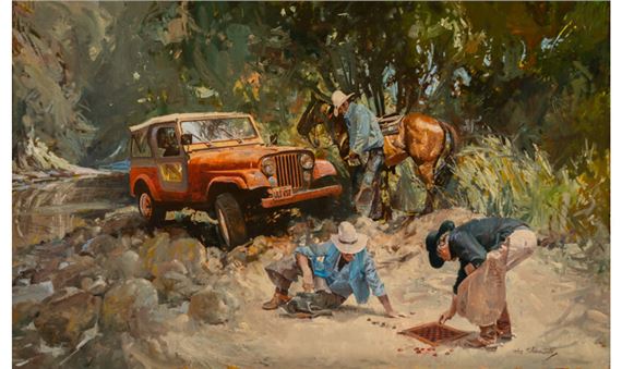 Checker Sharks by Oleg Stavrowsky