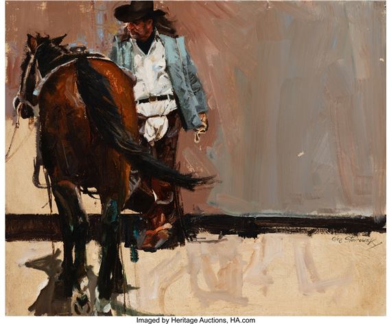 Feed Lot Boss by Oleg Stavrowsky, 1982