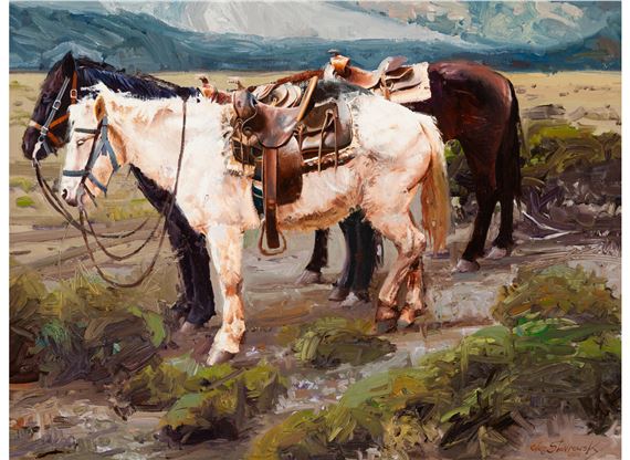 White Horse & Friends by Oleg Stavrowsky