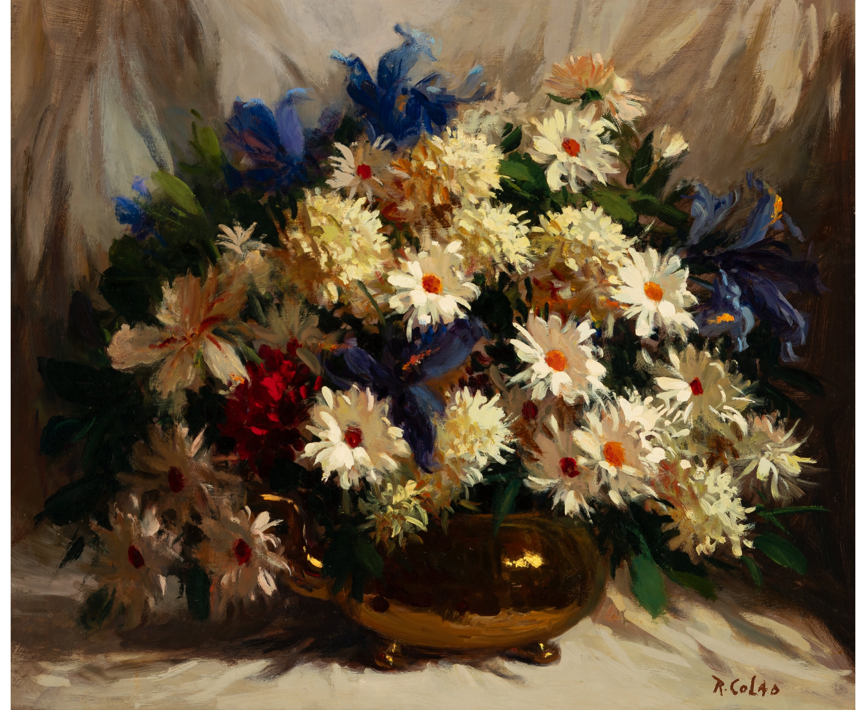 Rudolph Colao | Still-life with Daisies | MutualArt